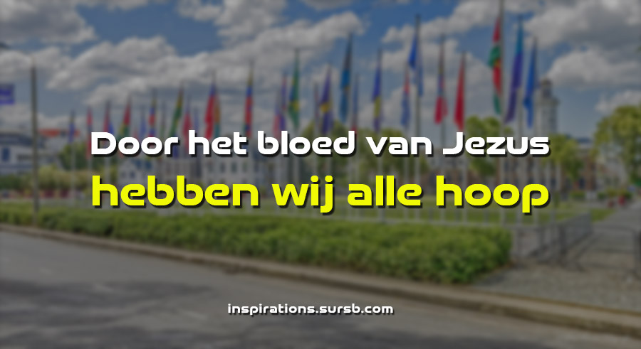 Door het bloed van Jezus